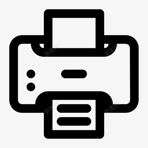 打印机纸张扫描仪图标svg_新图网 https://ixintu.com 打印机 扫描仪 技术 纸张 计算机