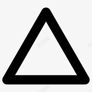 三角形等边三角形多边形图标图标