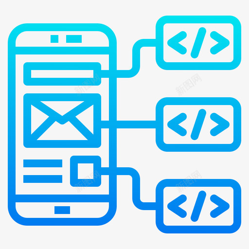 代码网页144渐变图标svg_新图网 https://ixintu.com 代码 渐变 网页设计144