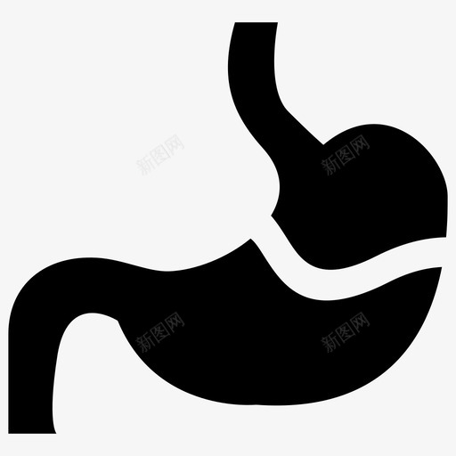 胃身体疾病图标svg_新图网 https://ixintu.com 健康 医疗 疾病 胃痛 身体