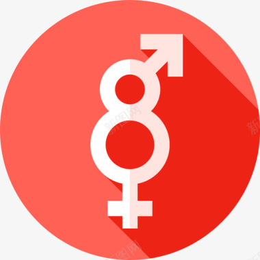 平等妇女节10平淡图标图标