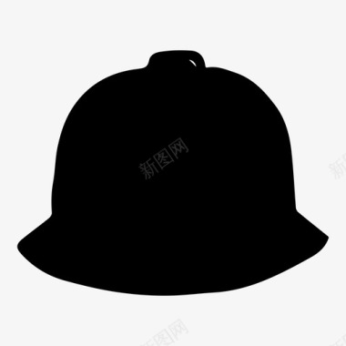 消防员头盔帽子头盔图标图标
