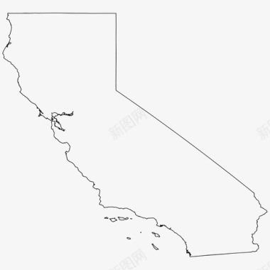 加利福尼亚美国美利坚合众国图标图标