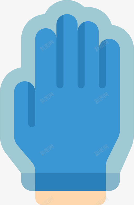 手套急救4扁平图标svg_新图网 https://ixintu.com 急救 扁平 手套