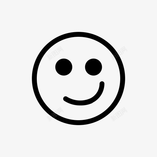表情情绪感情图标svg_新图网 https://ixintu.com 微笑 快乐 情绪 感情 表情