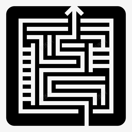 解决方案出口迷宫图标svg_新图网 https://ixintu.com glyph1 出口 商业 研究 解决方案 迷宫
