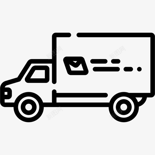 运输卡车车辆和运输11直线图标svg_新图网 https://ixintu.com 卡车 直线 车辆 运输