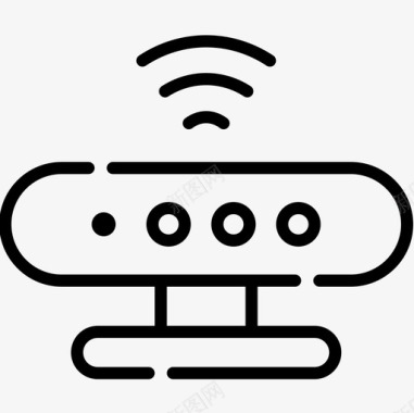 传感器虚拟现实46线性图标图标