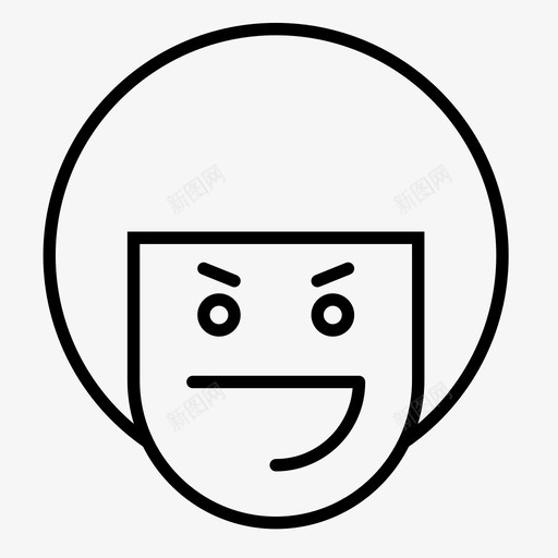 男孩表情符号头图标svg_新图网 https://ixintu.com 头 微笑 男孩 男孩表情1行 表情符号