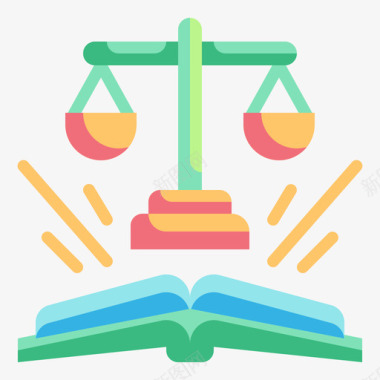 法律大学课程1平级图标图标