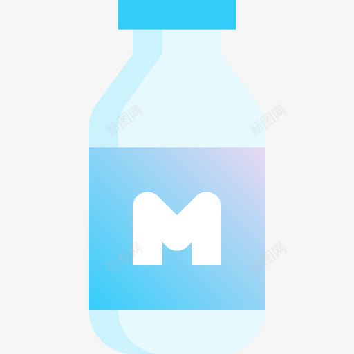 奶瓶早上好2蓝色图标svg_新图网 https://ixintu.com 奶瓶 早上好2 蓝色