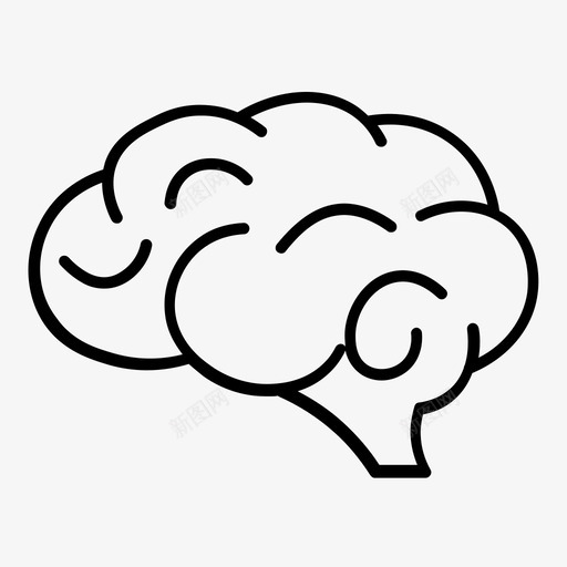 大脑未来想法图标svg_新图网 https://ixintu.com 创新 发明 大脑 思考 想法 未来