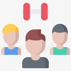 运动员公寓运动员76号健身房公寓图标高清图片