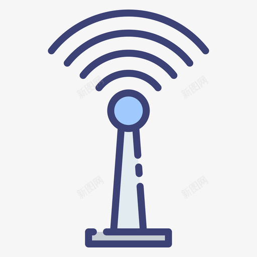 Wifiandroid10线性颜色图标svg_新图网 https://ixintu.com Wifi android 线性 颜色