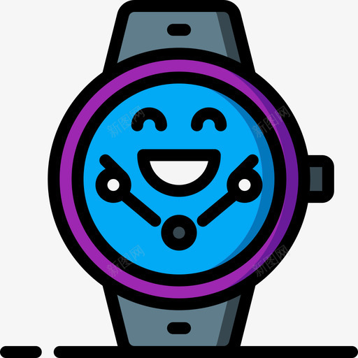 智能手表可爱的tech1线性颜色图标svg_新图网 https://ixintu.com tech 可爱 手表 智能 爱的 线性 颜色