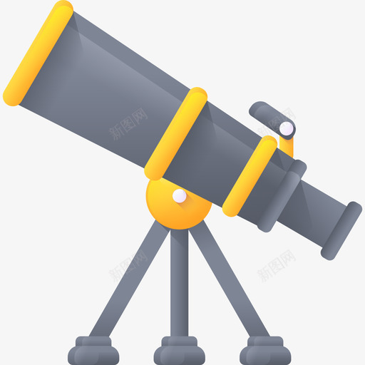 望远镜教育277彩色图标svg_新图网 https://ixintu.com 彩色 教育 望远镜
