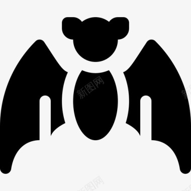 蝙蝠动物82填充物图标图标