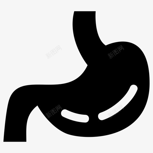 胃身体疾病图标svg_新图网 https://ixintu.com 健康 医疗 疾病 胃痛 身体