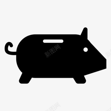 小猪银行经济货币图标图标