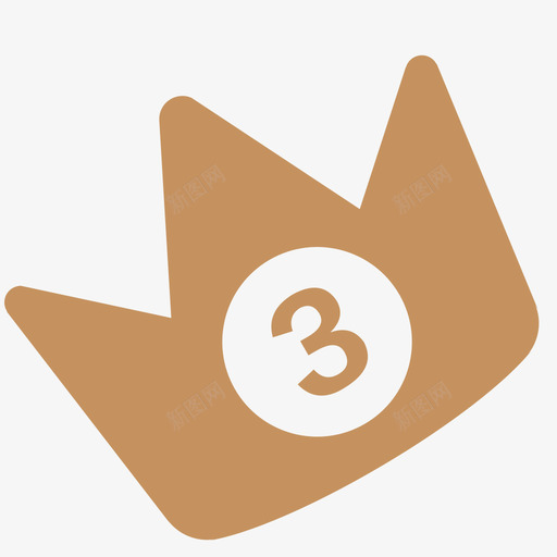 皇冠-铜色-01svg_新图网 https://ixintu.com 皇冠-铜色-01
