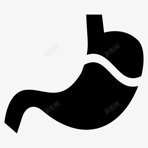 胃身体疾病图标svg_新图网 https://ixintu.com 健康 医疗 疾病 胃痛 身体