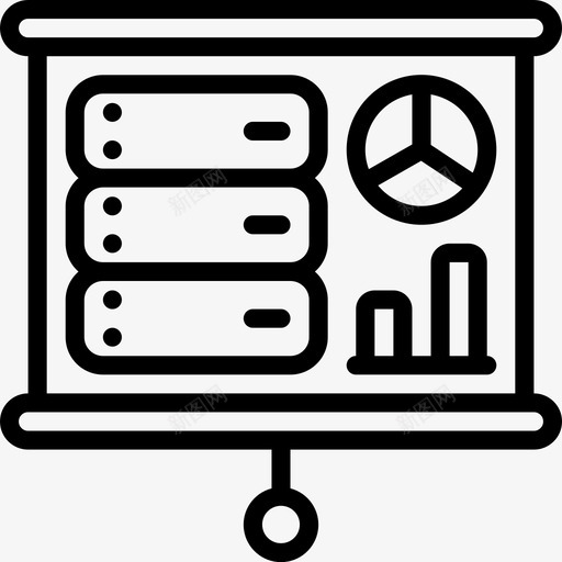 演示文稿数据库管理8线性图标svg_新图网 https://ixintu.com 数据库 文稿 演示 管理 线性
