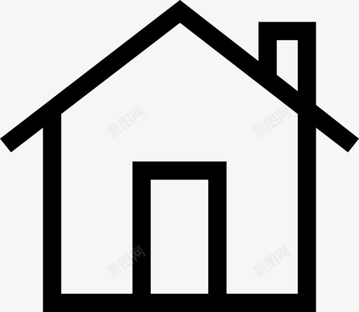 住宅建筑用户界面图标svg_新图网 https://ixintu.com 住宅 建筑 用户界面