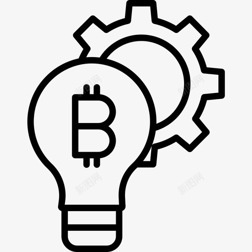 Idea加密货币41概述图标svg_新图网 https://ixintu.com Idea 加密 概述 货币
