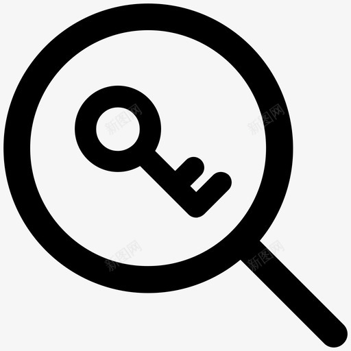 搜索键放大镜搜索图标svg_新图网 https://ixintu.com 搜索图标 搜索键 放大镜 最常见的图标