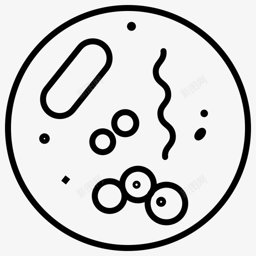 细菌科学技术3概述图标svg_新图网 https://ixintu.com 概述 科学技术 细菌