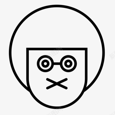 一个表情一个呆子图标图标
