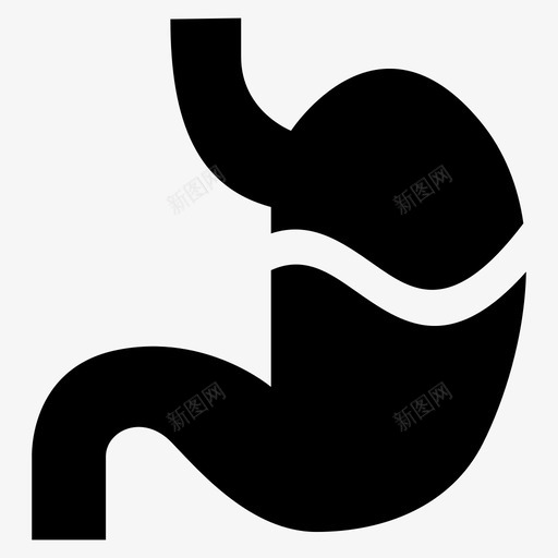 胃身体疾病图标svg_新图网 https://ixintu.com 健康 医疗 疾病 胃痛 身体