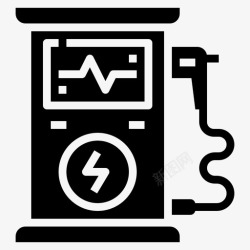 电泵充电站生态电泵图标高清图片