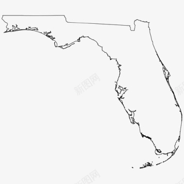 佛罗里达州美国美利坚合众国图标图标