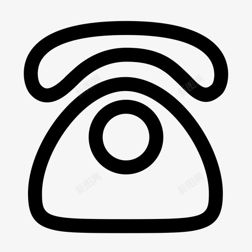 座机 电话 通信 联系 拨打 线性svg_新图网 https://ixintu.com 座机 电话 通信 联系 拨打 线性