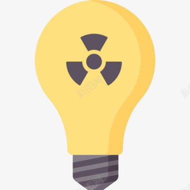 核能核能6平坦图标图标