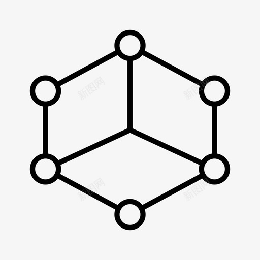 六边形绘图形状图标svg_新图网 https://ixintu.com 六边形 几何 形状 绘图