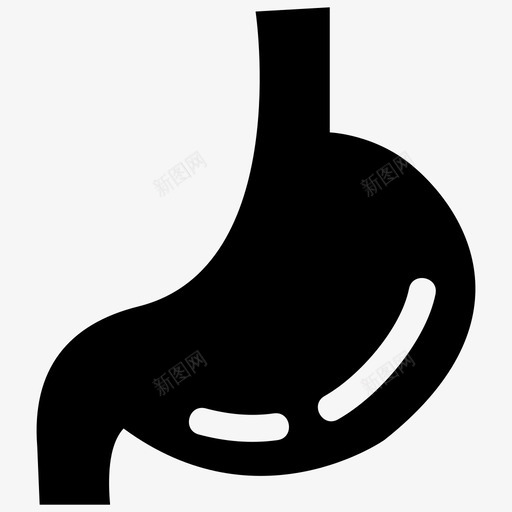 胃身体疾病图标svg_新图网 https://ixintu.com 健康 医疗 疾病 胃痛 身体