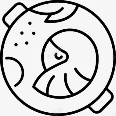 蜗牛咖啡菜图标图标