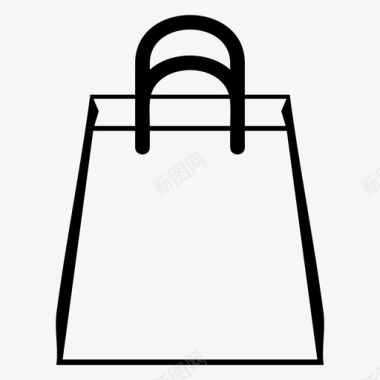 购物购物袋商店商品图标图标