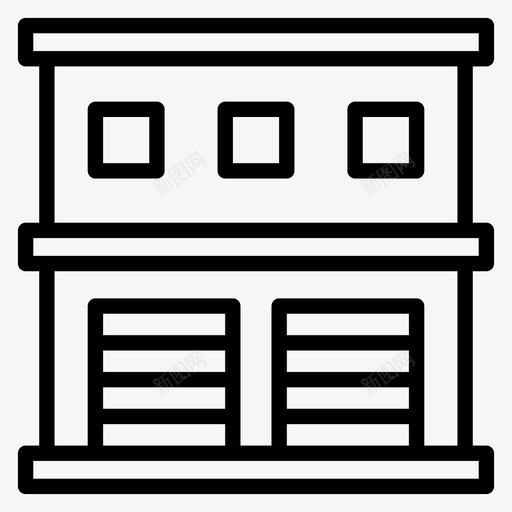 消防站建筑物消防员图标svg_新图网 https://ixintu.com 办公室 建筑 建筑物 景观 消防 消防员