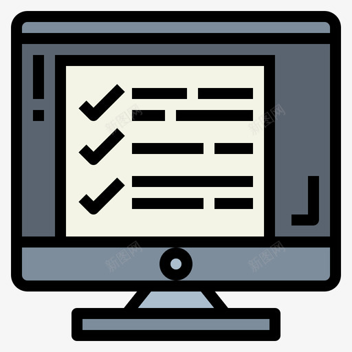 检查表教师3线颜色图标svg_新图网 https://ixintu.com 教师3 检查表 线颜色