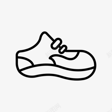 运动鞋鞋健身房标志图标图标