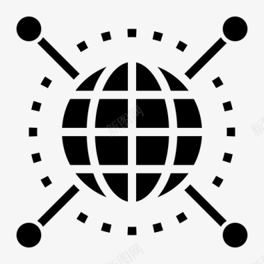 全球网络网络技术11填充图标图标