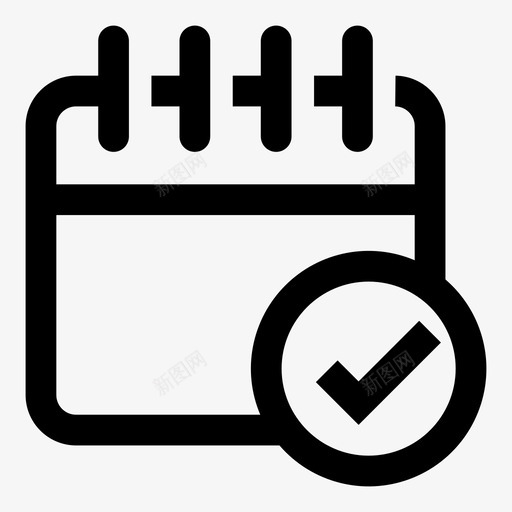 事件日历每日图标svg_新图网 https://ixintu.com 事件 日历 日期 日程表 每日