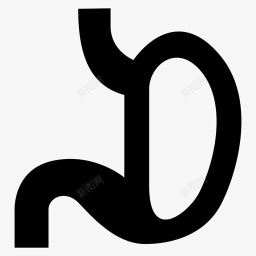 胃身体疾病图标svg_新图网 https://ixintu.com 健康 医疗 疾病 胃痛 身体