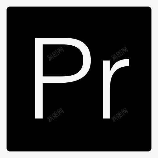 premiereadobe文件图标svg_新图网 https://ixintu.com adobe premiere 文件 格式