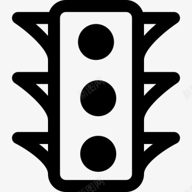 交通灯交通工具直线交通工具图标图标
