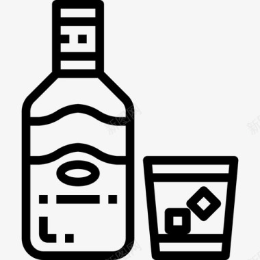威士忌饮料21直饮图标图标