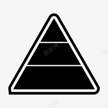 金字塔等级层次图标图标